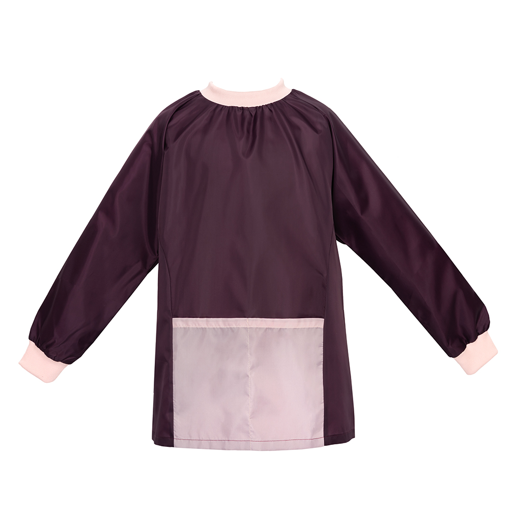 Smock, 10 years, Burgundy and Pink (This style is offered only until stock is depleted)