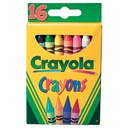 Crayons de cire Crayola (Boîte de 16)