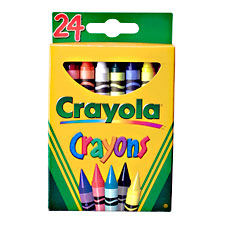 Crayons de cire Crayola (Boîte de 24)