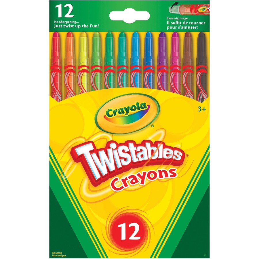 Crayons de cire Twistable (Boîte de 12)