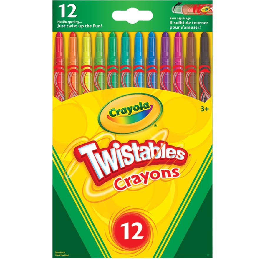[653063] Twistable Wax Crayons (Box of 12)