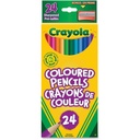 Crayons de couleur en bois Crayola (Boîte de 24)