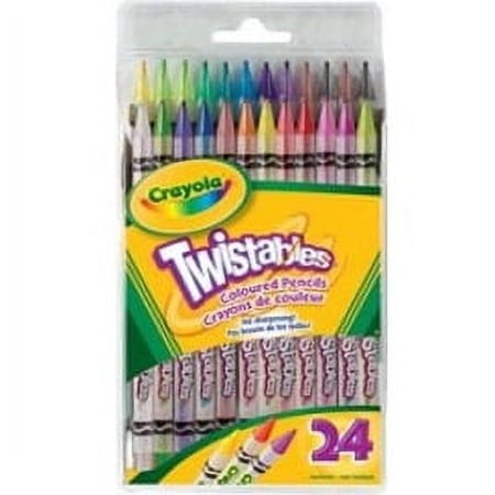 [68-7524] Crayola Twistable Colouring Pencils (Box of 24)