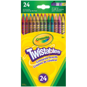 Crayons de couleurs Crayola Twistable (Boîte de 24)