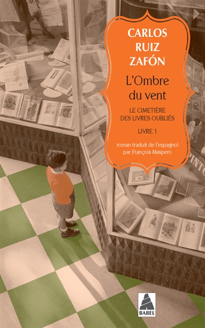 [9782330135614] Novel: L'ombre du vent, Carlos Ruiz Lafon (9782330135614)