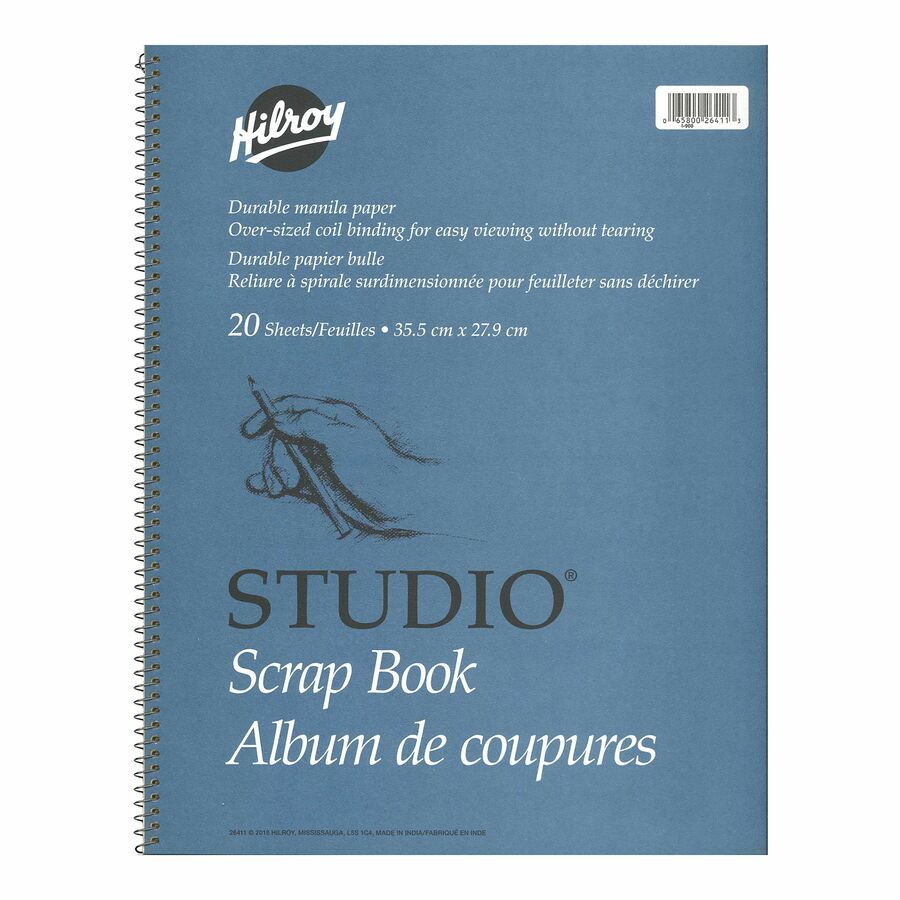[255786] Album de coupures, 27.94 cm X 35.56 cm (11"X14"), 20 fls manille