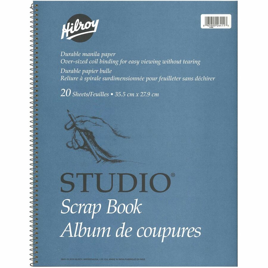 Album de coupures, 27.94 cm X 35.56 cm (11"X14"), 20 fls manille