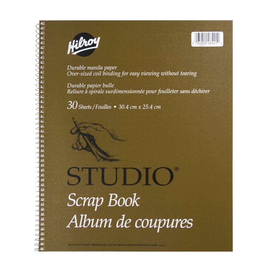 [32128] Album de coupures, 30.48 cm X 25.4 cm (12" X 10"), 30 fls manille