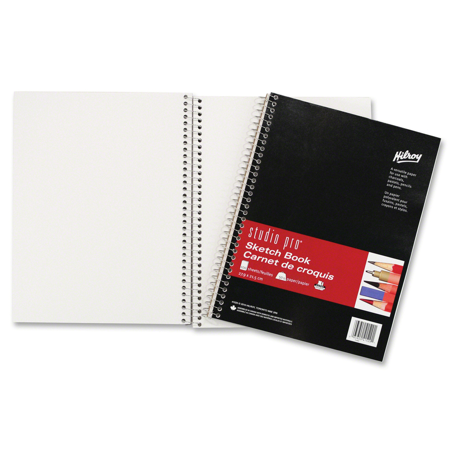Hilroy Sketch Book, 8-1/2" x 11", 100 sheets