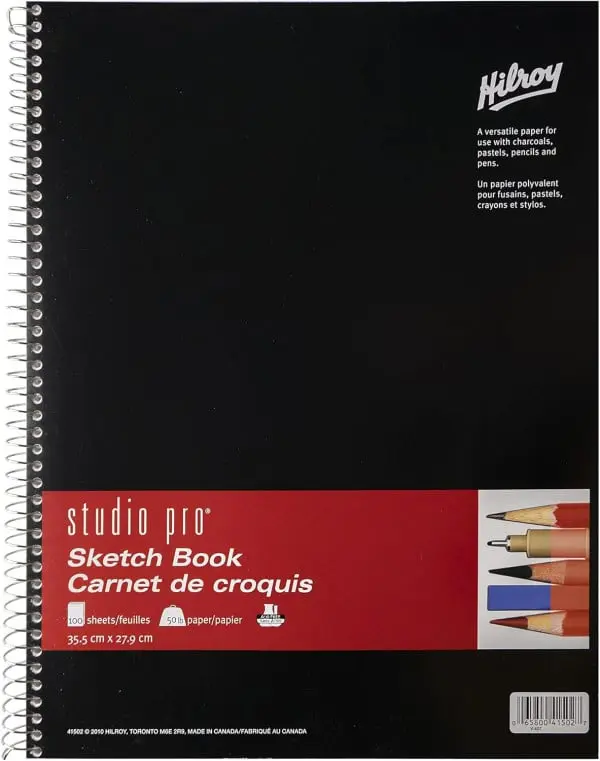 Studio Pro Sketch Book, 11" x 14", 100 sheets