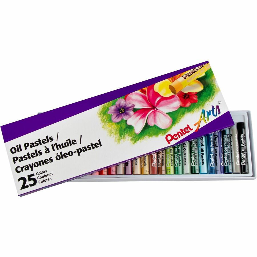 Pentel Oil Pastels (Box of 24 colors)