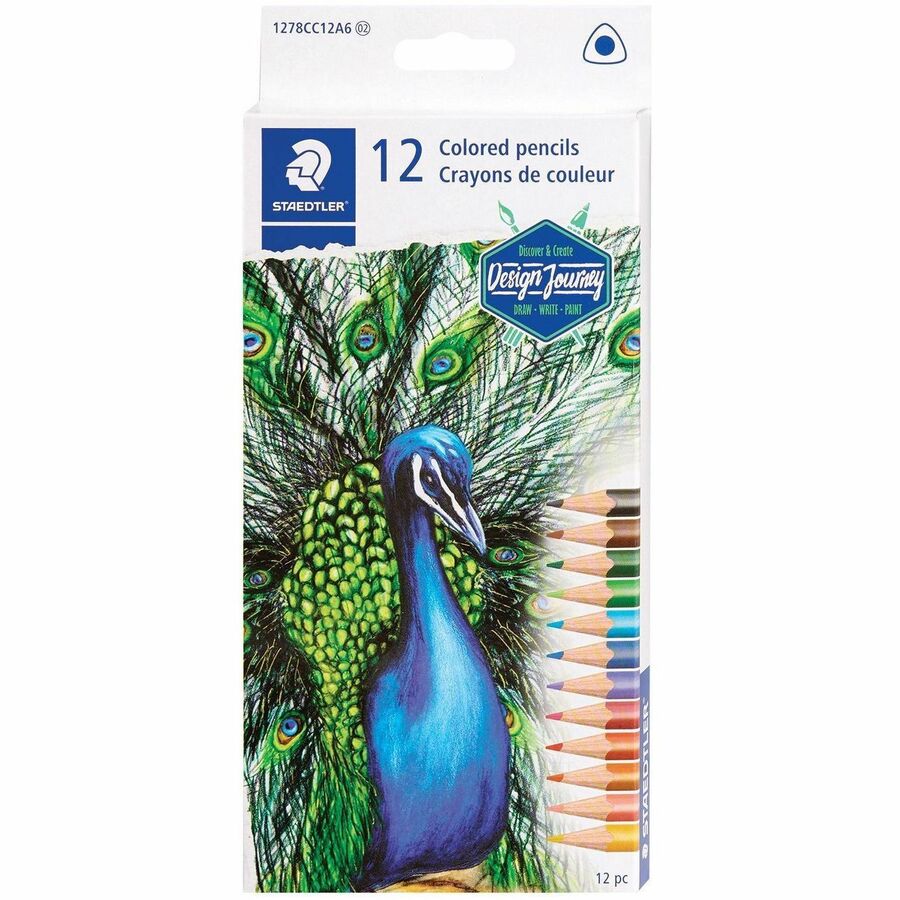Crayons de couleurs Staedtler (Boîte de 12)