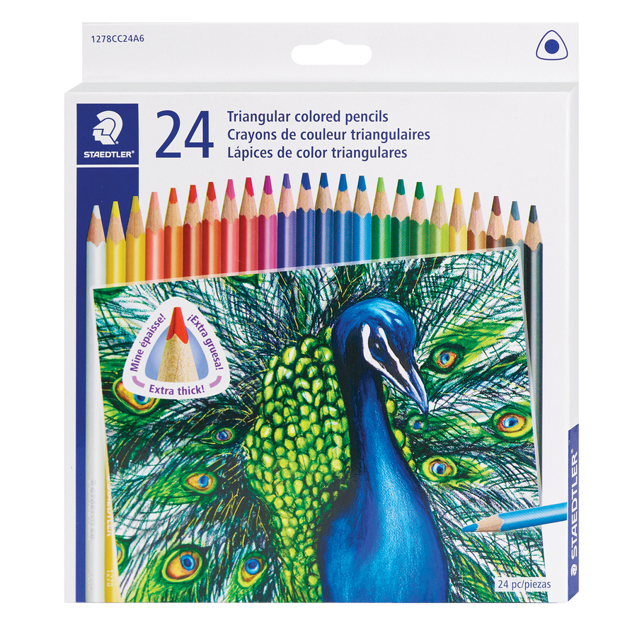 Crayons de couleurs Staedtler (Boîte de 24)