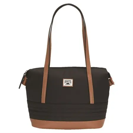 [836996] Boîte à lunch Roots style sac à main, Noir 