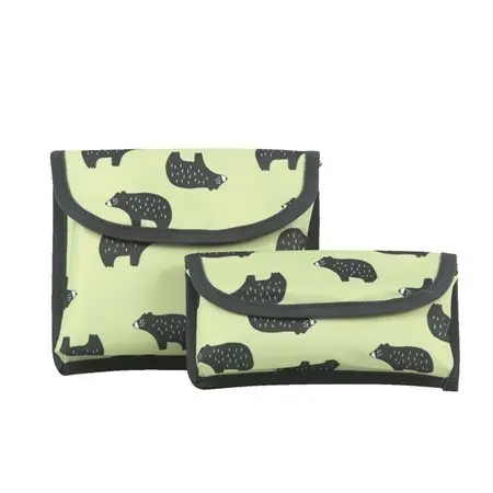 [836475] Execo Sandwich and Snack Pouch Set, Bears