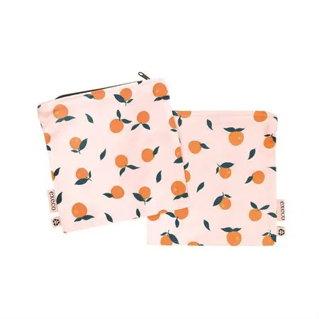 [836477] Ensemble de pochettes à collation Execo, Orange