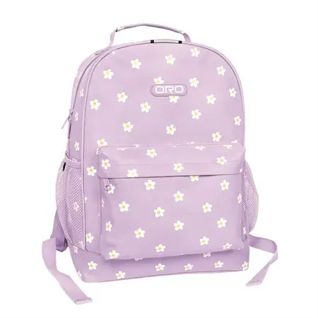 [836502] Sac à dos avec pochette à l’avant Oro – Collection Marguerites