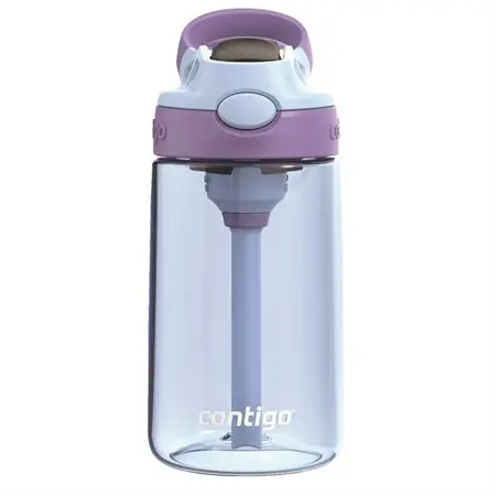[836576] Bouteille d'eau Contigo Kids Aubrey en paille, Pervenche et améthyste