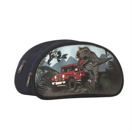 [Y836418] Louis Garneau Half-Moon Pencil Case (children) (Dino)
