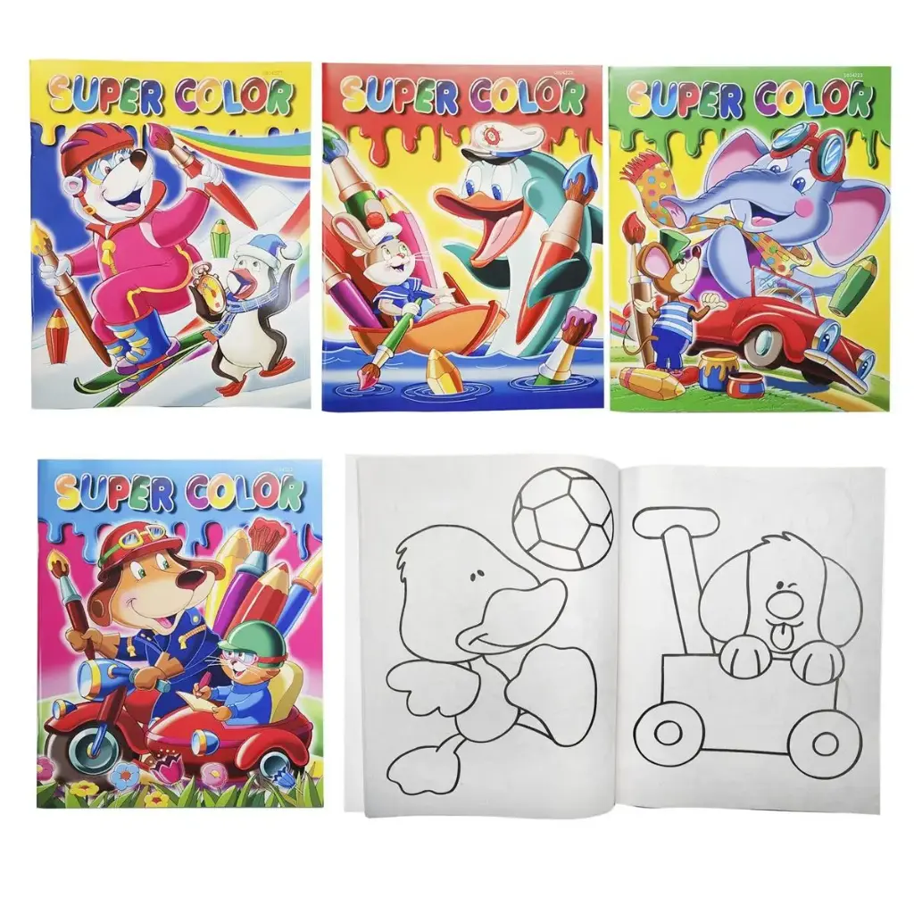 Choice of: coloring book, activity book, mystery words, crosswords (in French or English)