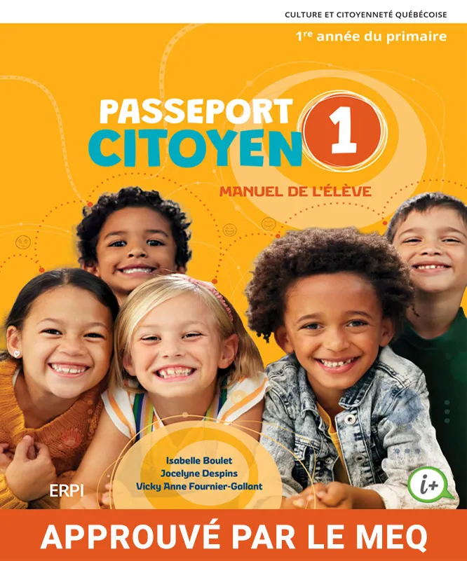 [9782766160662] Passeport citoyen - 1ère année, Manuel de l'élève, versions imprimée et numérique (ISBN: 9782766160662)