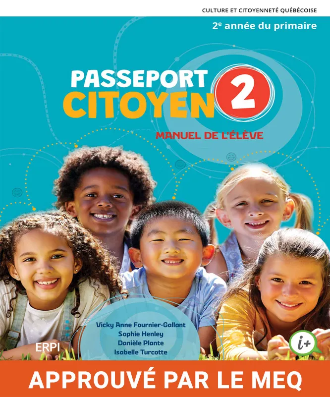 [LV326220] Passeport citoyen - 2e année, Manuel de l'élève, versions imprimée et numérique (ISBN: 9782766160686)