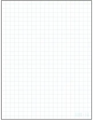 [T3B] Large Ecolo Pad no. T3B, quadruled 1 cm, 50 sheets