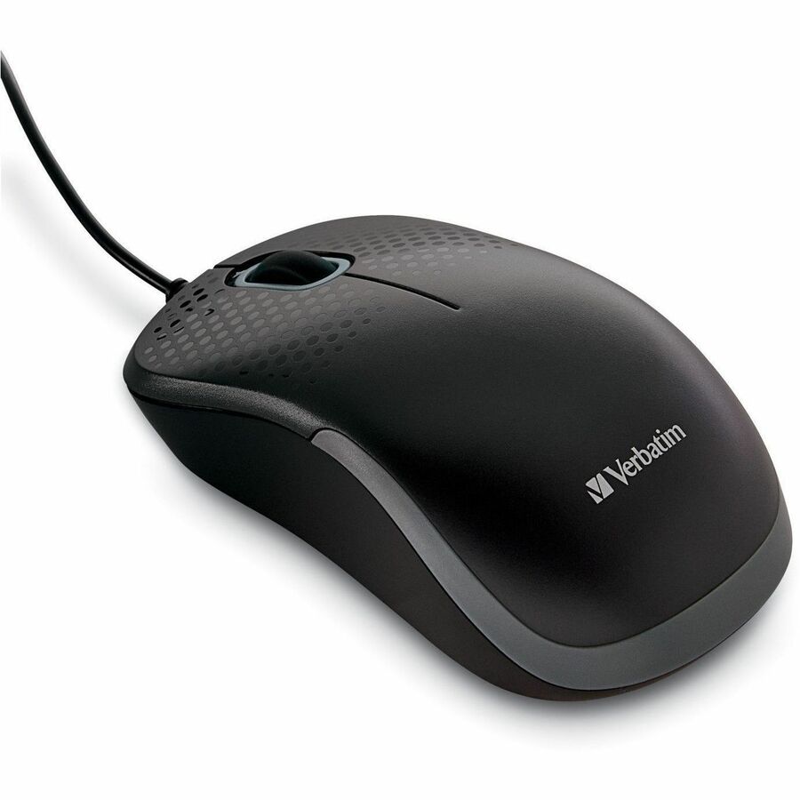 [832556] Silent Corded Optical Mouse, Black