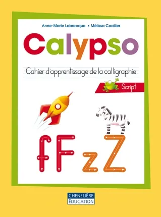 [9782765033431] Calypso, Cahier d'apprentissage de la calligraphie, Script (9782765033431)