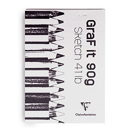 [C96621] Graf It 90g stapled pad, 14.8 x 21 cm, 80 white sheets