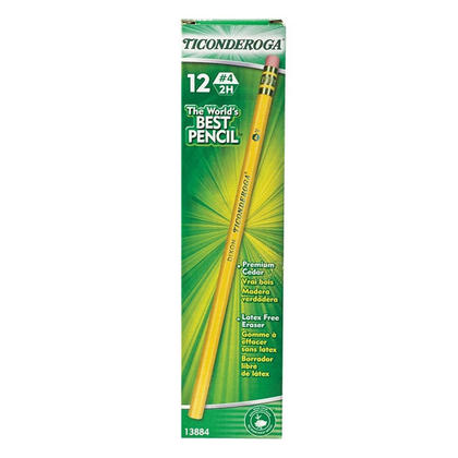 Ticonderoga Premium Pencils 2H (Pkg 12)