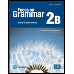 [9780134132709] Focus on Grammar 2, 5th Edition, Student Book B + Esssential Online (9780134132709)