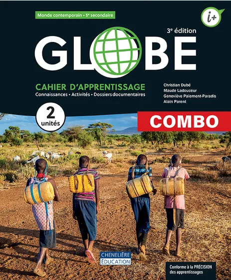 [9782765072119] Globe, 3e édition - 2 unités - 5e secondaire Cahier d'apprentissage en versions imprimée ET numérique (9782765072119)