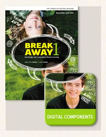 Break Away - Secondary 1 - Activity Book with Grammar Booklet and Digital Components (12-month) (9782766155712)