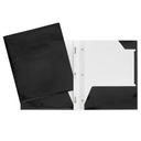 Duo-tang Carton Laminé, attaches et pochettes