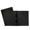 Duo-tang Plastique rigide avec attaches
