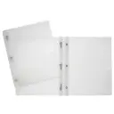 Hard Plastic Duo-tang with Fasteners and Pockets