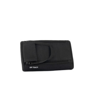 [836507] Off track Pencil Case with 2 Zippers (Black)
