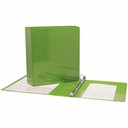 Binder with inside and outside sleeves, D rings, 3.81 cm (1.5")