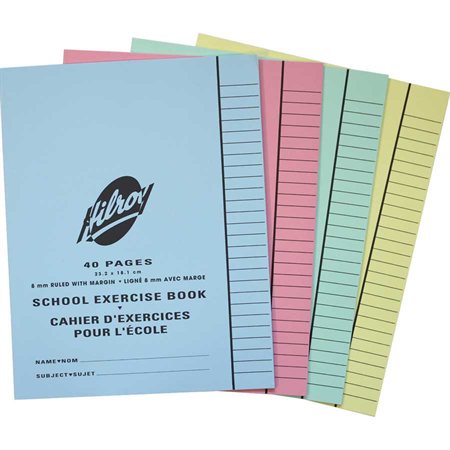 Cahier d'exercices Hilroy (Petit), 40 pages, Ligné 8 mm (11-975)