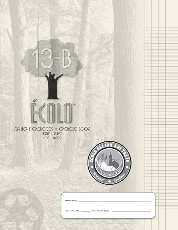Écolo Séyes Book C13B, 100 pages