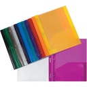 Soft Plastic Duo-tang with Fasteners and Pockets
