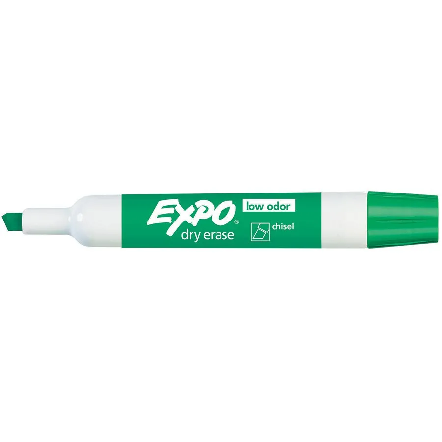 [389817] Expo Dry-Erase Marker, Chisel Tip, Green