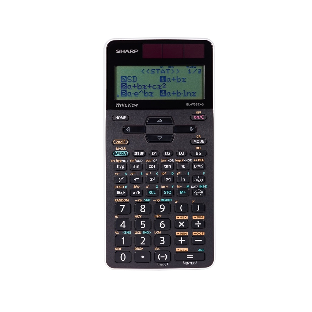[516278] Calculatrice scientifique WriteView Sharp (ELW535XGBW)