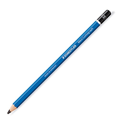 Crayon à mine Lumograph 6B de Mars (aiguisé)