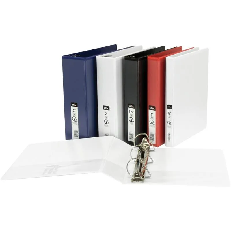 Binder with inside and outside sleeves, 7.62 cm (3"),  Blue