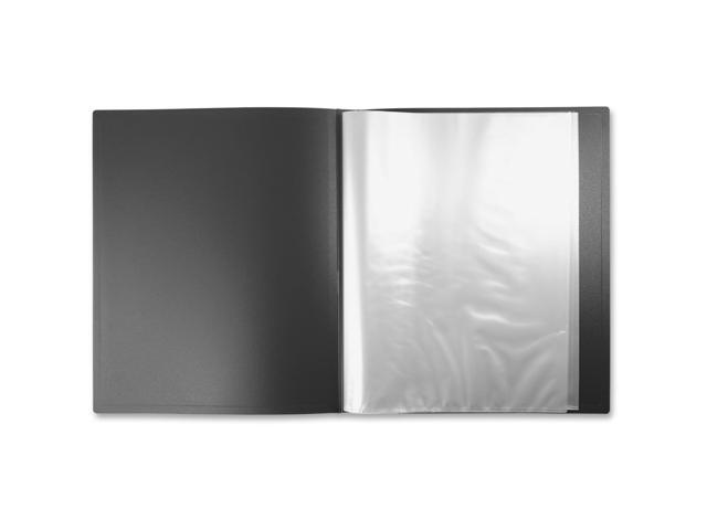 [LM-40] Relieur de présentation à multiples pochettes – 40 pochettes en plastique avec couverture avant transparente
