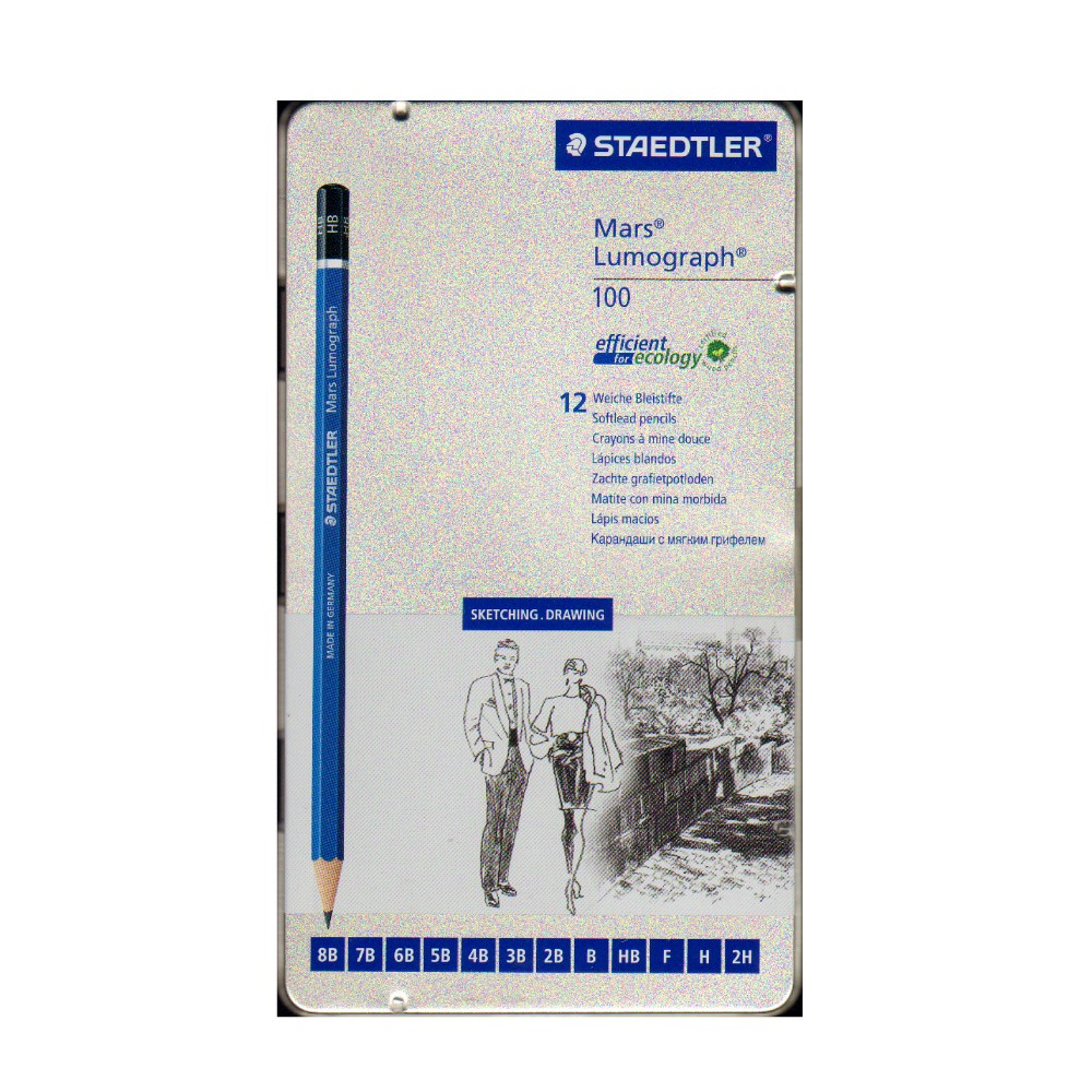 Staedtler - Crayons à dessin Lumograph® de qualité professionnelle (pqt de 12)