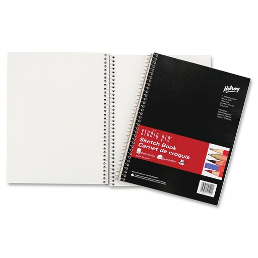 Carnet de croquis Hilroy, 8-1/2" x 11", 100 feuilles