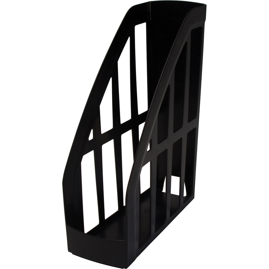 Plastic Magazine File, Black